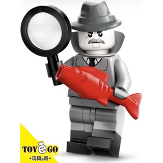 樂高LEGO Minifigures 第25彈 人偶組 人偶包 1號 黑色電影偵探 拆盒檢查全新售 玩具e哥 71045
