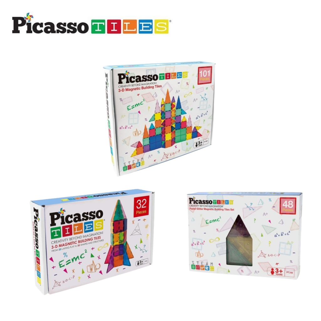 【Picasso Tiles】磁力積木 / 磁力片 (多片數可選)