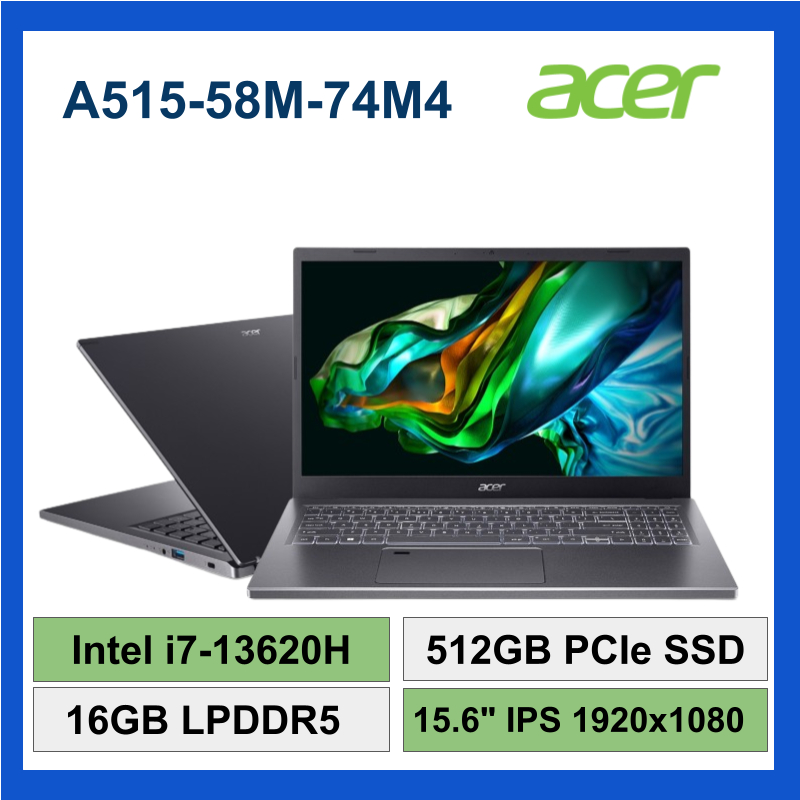 Acer 宏碁 A515-58M-74M4 i7-13620H 16GB 512G SSD WIN11