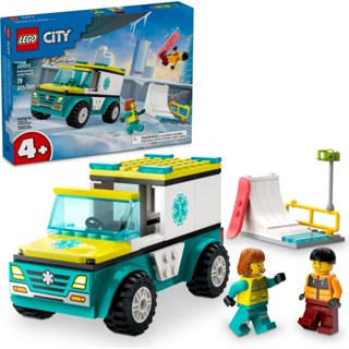 LEGO 樂高 60403 緊急救護車和單板滑雪者