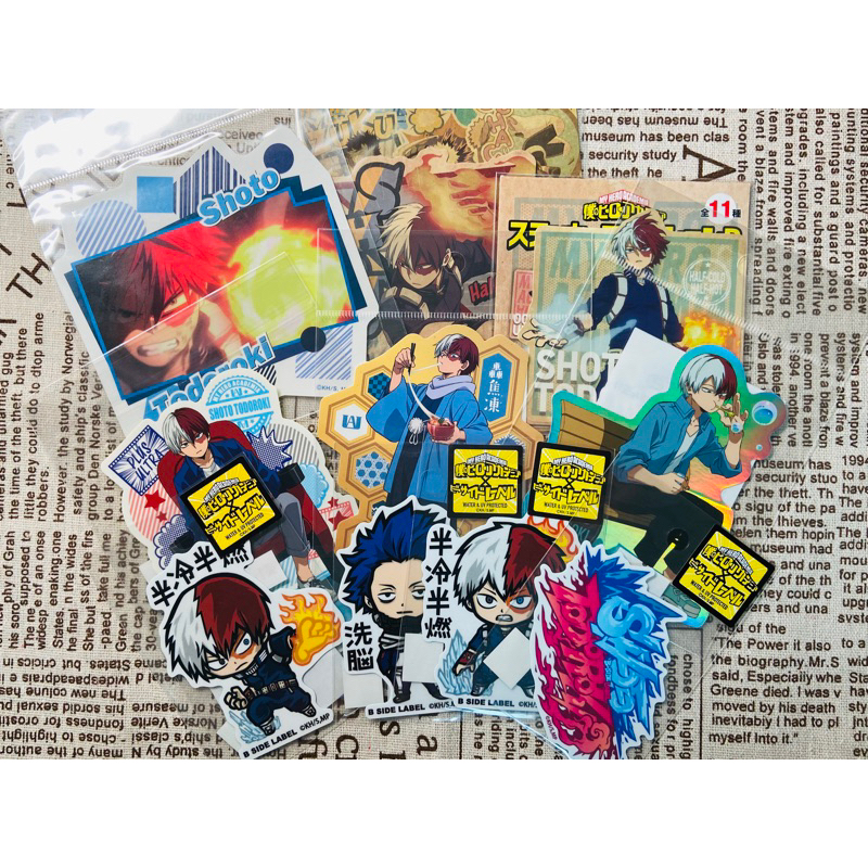 5/30更新 日版全新 我的英雄學院 防水貼紙 大貼紙 行李箱貼紙 轟焦凍 心操人使