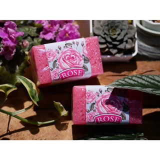 𝔹𝔾🌹Rose Original保加利亞玫瑰精油保濕海綿皂 Bulgarian Rose Karlovo