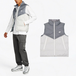 [WT] NIKE Windrunner 男款 小LOGO 拉鍊口袋 保暖 無袖 羽絨背心DV1136-084