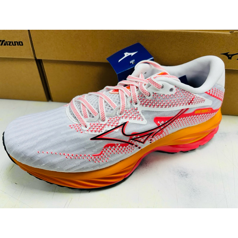 美津濃 MIZUNO WAVE RIDER 27 一般型 女款 慢跑鞋 J1GD230371