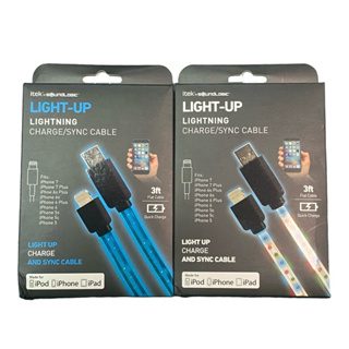 ITEK USB LIGHTNING 蘋果認證 聖誕燈 流光燈 傳輸線 充電線 100cm