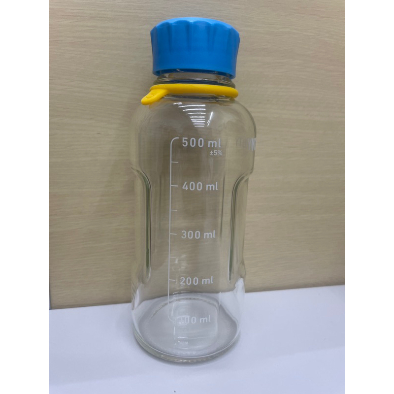 全新現貨 下標後一天內寄出）德國Duran Youtility GL45血清瓶 寬口/ 廣口玻璃水瓶/環保水瓶500ml