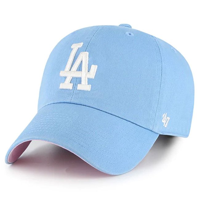 【'47 Brand】MLB LA BASE RUNNER CLEAN UP 洛杉磯道奇 老帽 棒球帽 (加州藍x白色)