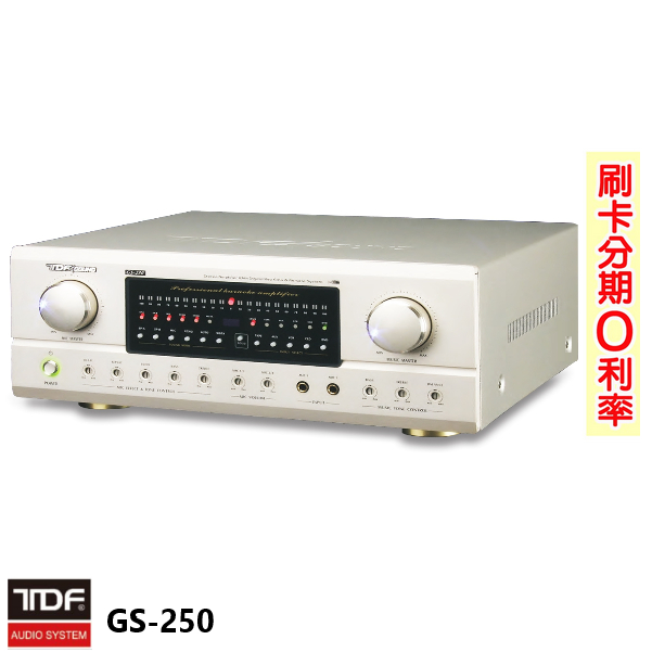 【TDF】GS-250 綜合歌唱擴大機 320W+320W 全新公司貨