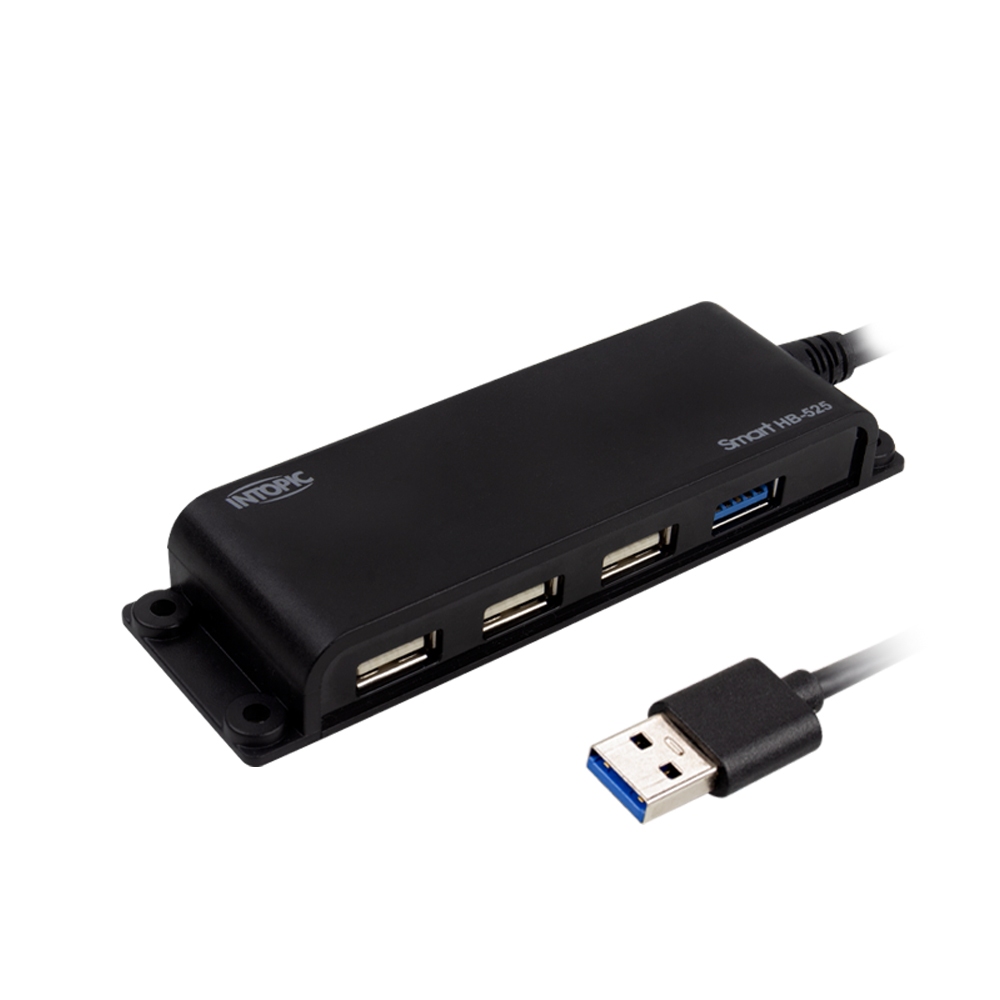 【Intopic】HB-525  USB3.0&amp;2.0 高速 4埠 集線器 HUB