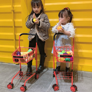 ［臺灣現貨］兒童購物車 兒童推車 玩具 女孩超市 小手推車 寶寶家家酒