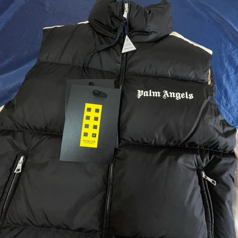 MONCLER PALM ANGELS genius 聯名 天才計畫 羽絨 背心 sz:2