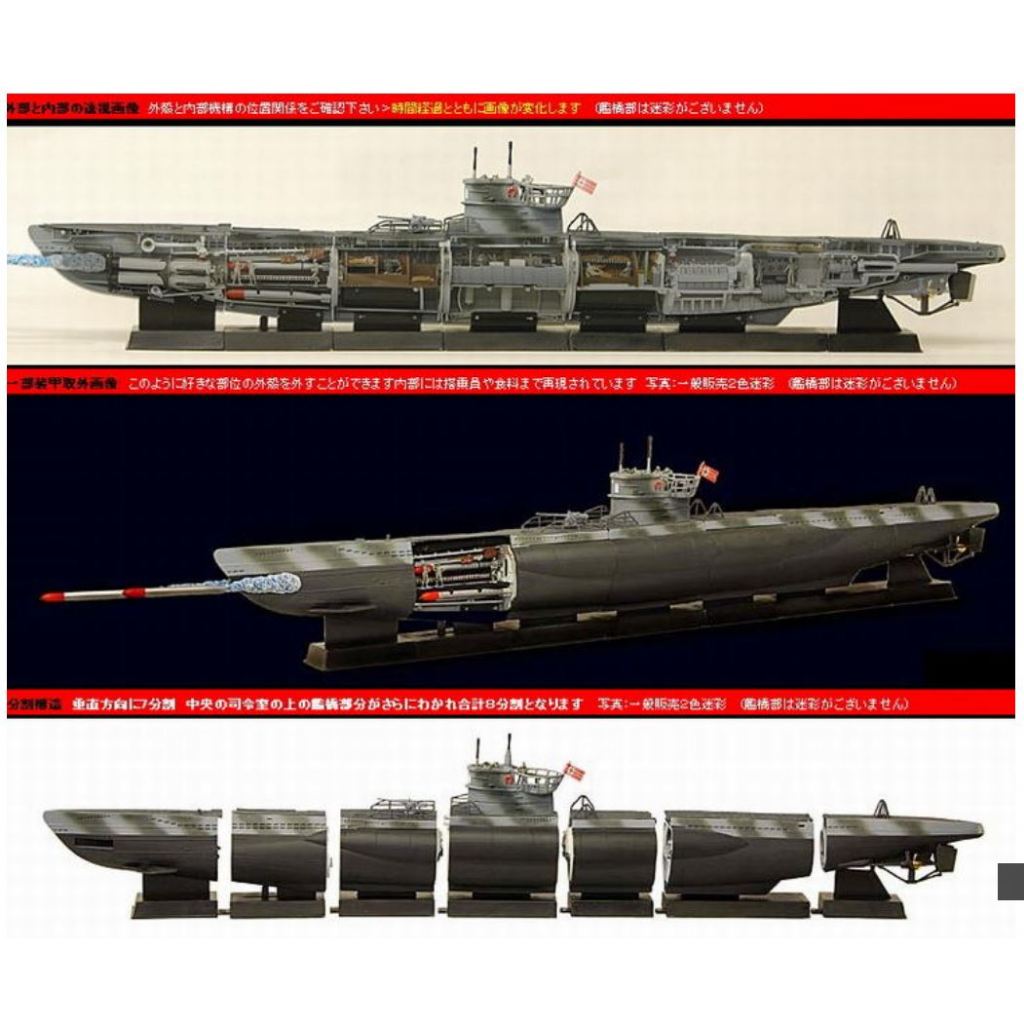 タルガ 高密度模型U-ボート 迷彩カラー