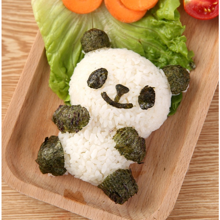 ◎超可愛DIY小熊貓飯糰模具/可愛飯糰模/DIY便當模具/麵包模具