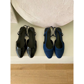 韓國代購🇰🇷｜優雅小香風圓頭低跟鞋 娃娃鞋