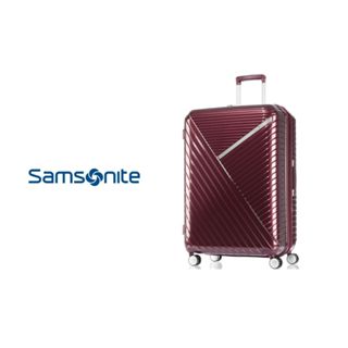 SAMSONITE新秀麗 28吋旅行箱 可擴充行李箱 防盜拉鍊 多功能側掛勾 黑紅二色-ROBEZ-GV4 授權經銷商