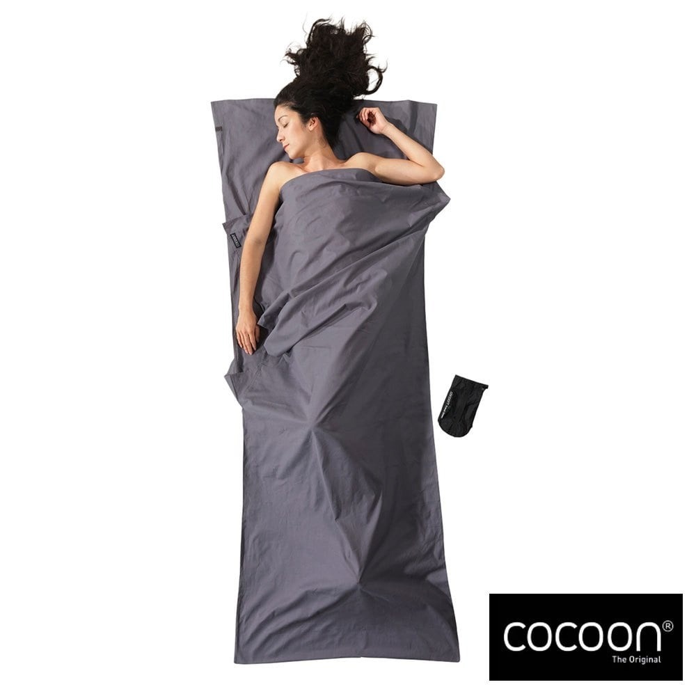 【COCOON】 旅行睡袋內套-單人『象灰』CT44