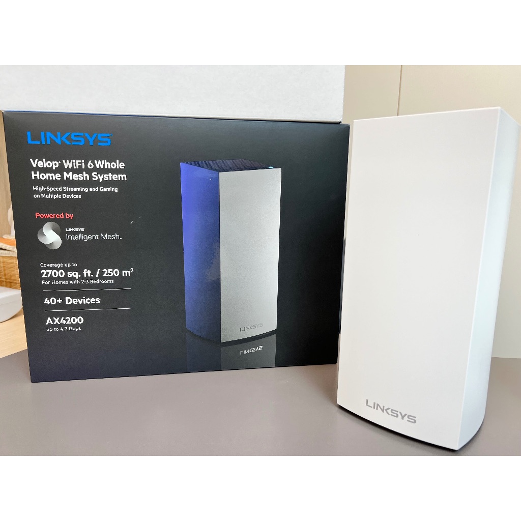 Linksys Velop 三頻 MX4200 Mesh WiFi6網狀路由器 (AX4200)