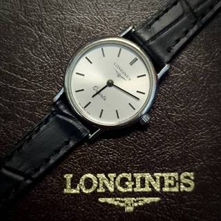 | Vintage 古董錶 | 經典 LONGINES 浪琴 象牙白 石英女錶