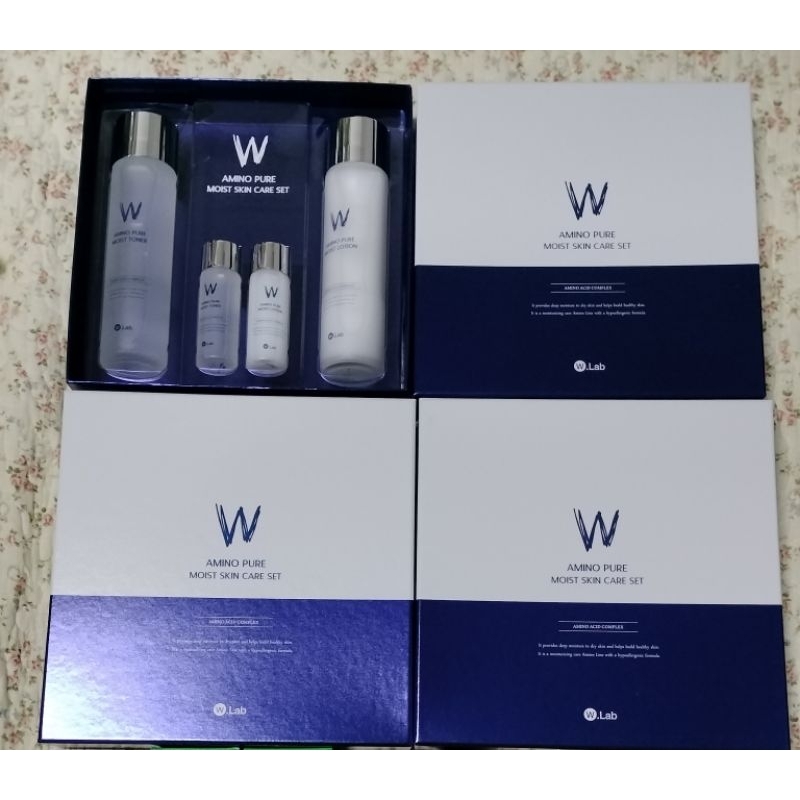 W.Lab 氨基酸  純凈 保濕 護膚品 水乳 套組