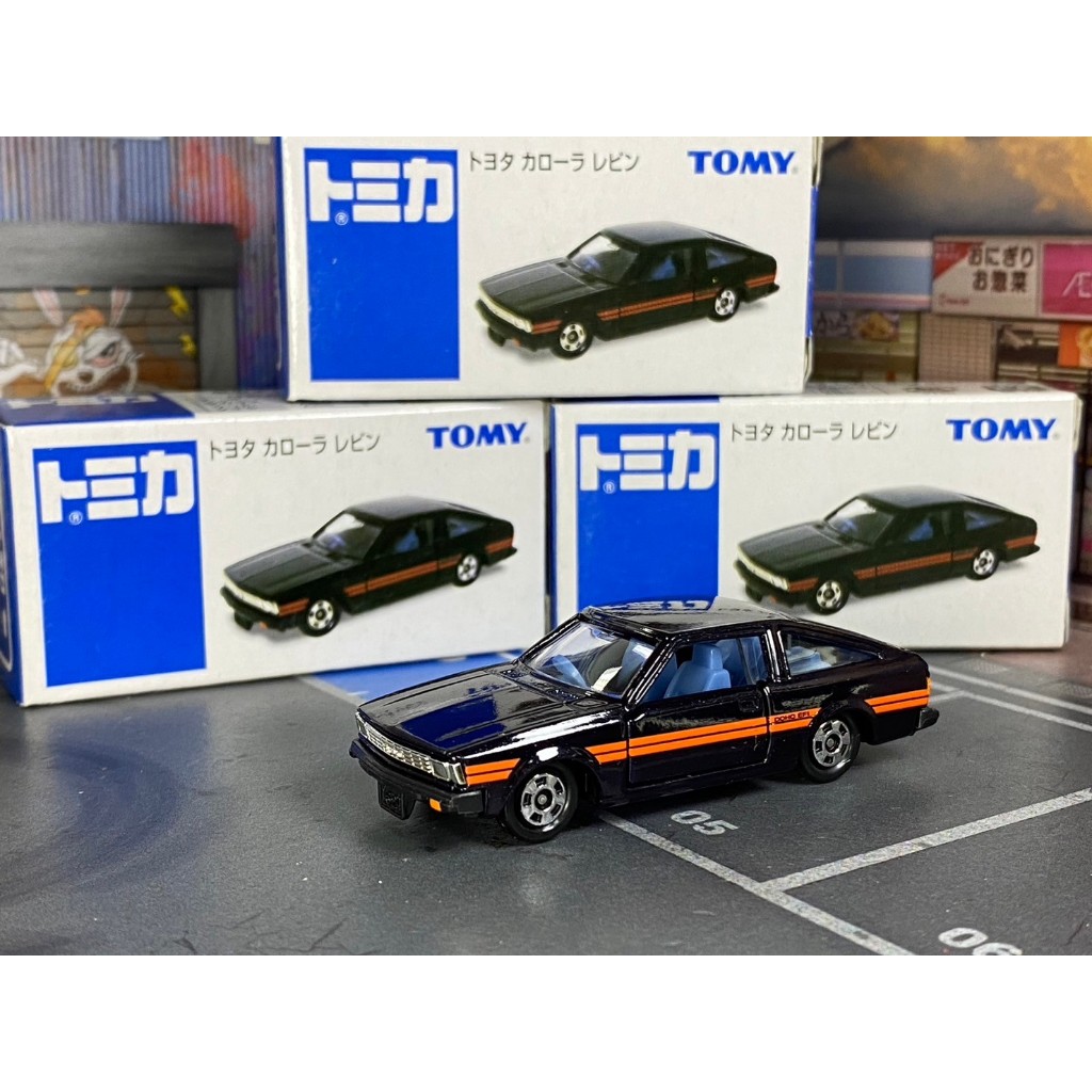 TOMICA-B12-已拆封有開盒痕跡-伊藤洋華堂舊藍盒-Toyota Corolla Levin