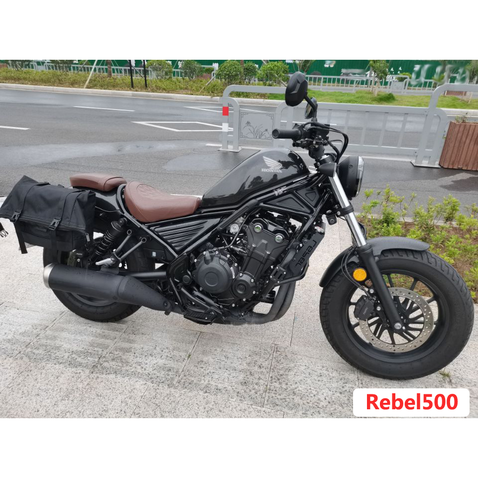 Rebel 1100T側包 適用於 Honda 叛逆者500改裝棕色側包 Rebel250 防水側包 Rebel1100