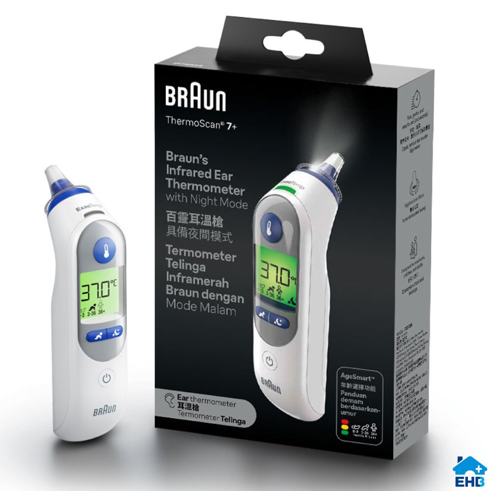 BRAUN 百靈 額溫槍 耳溫槍 IRT6525 (公司貨) 醫療儀器 體溫計 全家人適用