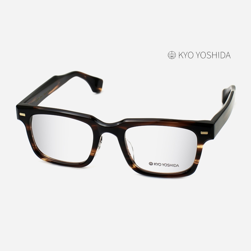Kyo Yoshida KY111 日本吉田京眼鏡｜小臉商務復古方型板材眼鏡 男生品牌眼鏡框【幸子眼鏡】