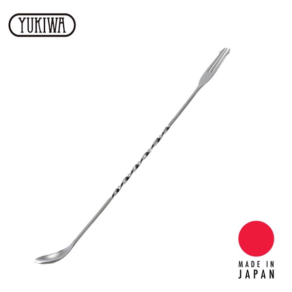 日本製 YUKIWA 吧叉匙 Bar Spoon 18-0 不鏽鋼 吧匙 日本 調酒器具 調酒 量酒器 居家調酒