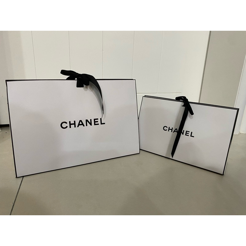 香奈兒 Chanel 緞帶紙袋盒 禮物盒 禮物包裝 包裝袋 禮品袋