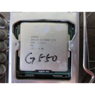 C.1155CPU-Intel® CeleronG550 2M 快取記憶體、2.60 GHz 直購價50