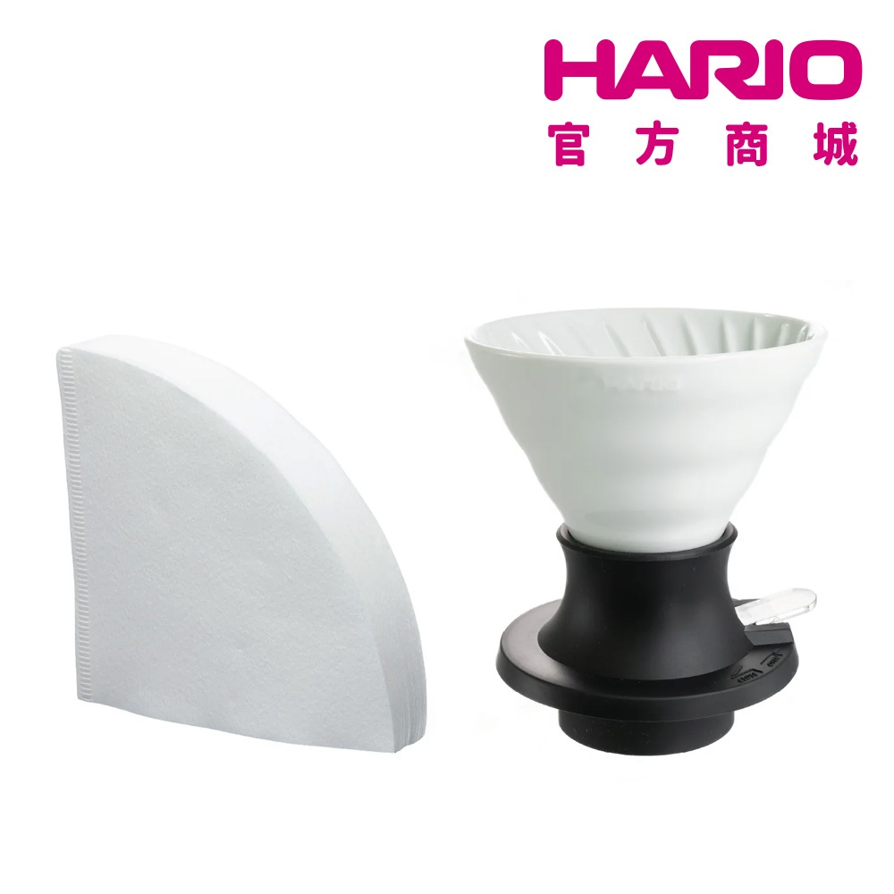 【HARIO】Switch熊貓白磁石浸漬式濾杯200 SSDC-200-W【HARIO】