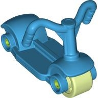 【台中翔智積木】LEGO 樂高 得寶系列 零件補充 Scooter 深天空藍 滑板車