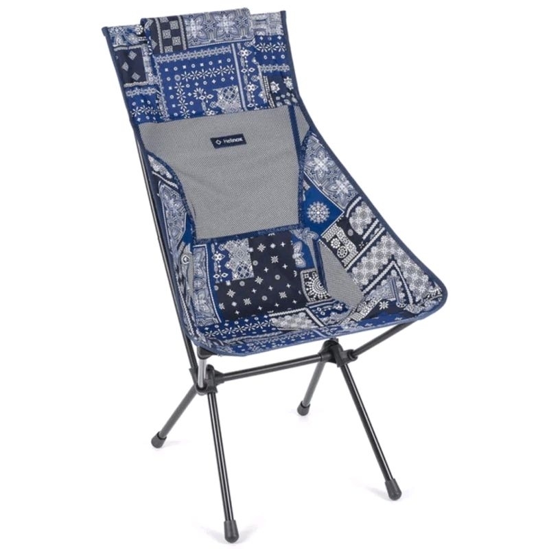 Helinox Sunset Chair - Blue Bandanna 藍紋拼布 - 2022限定 (5000 面交)