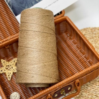 片撚原色麻繩1.5mm~2mm一公斤裝(黃麻、麻線、標籤、書籤、編織、手工藝、DIY、園藝材料、裝飾、粗麻、細麻、手提繩