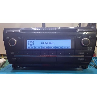 TOYOTA 2014年~2017 豐田11代 ALTIS 原廠 CD USB AUX 音響主機 CQ-JS73GAWT