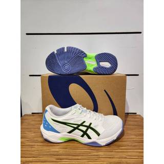 【清大億鴻】ASICS GEL-Rocket 男款羽球鞋 白/綠/黑色1071A091-102