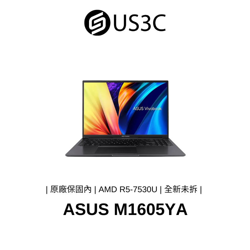 【全新未拆】ASUS M1605YA 16吋 FHD R5-7530U 8G 512G SSD