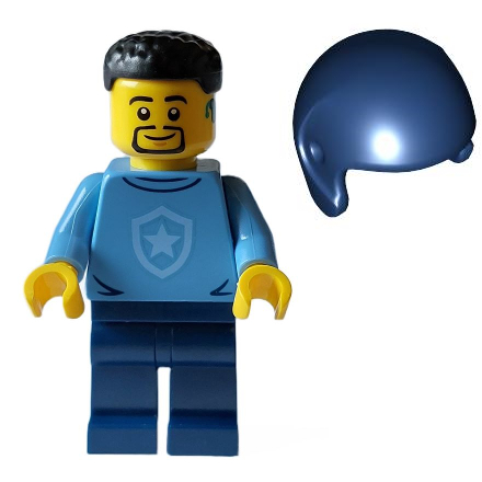 60372 LEGO CITY Police Officer in 樂高城市警察訓練學員附深藍頭盔 人偶 CTY1563