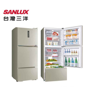 SANLUX 台灣三洋 一級節能 530公升三門變頻冰箱 SR-V531C