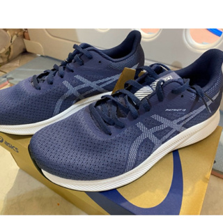 全新 23年 亞瑟士Asics PATRIOT 13 女慢跑鞋 尺寸25.5 藍（寬楦）1012B559-400