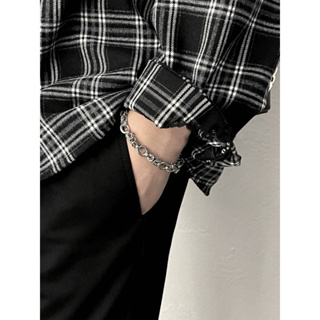 ［現貨］韓國 時尚 拼接 纏繞 手鍊 穿搭 男生 韓系 鈦鋼 型男 潮流 暗黑 vibe 簡約 手環 配件