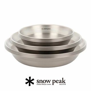 全新現貨！Snowpeak TW-021F 碗盤組 日本製 露營用.餐具.碗盤.不鏽鋼盤