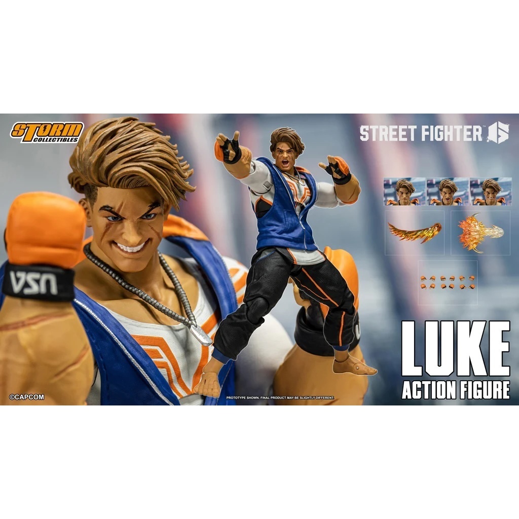 兩津[預購] STORM TOYS 快打旋風6 呂克 LUKE 1/12 街頭霸王6 路克沙利文 可動公仔 0130