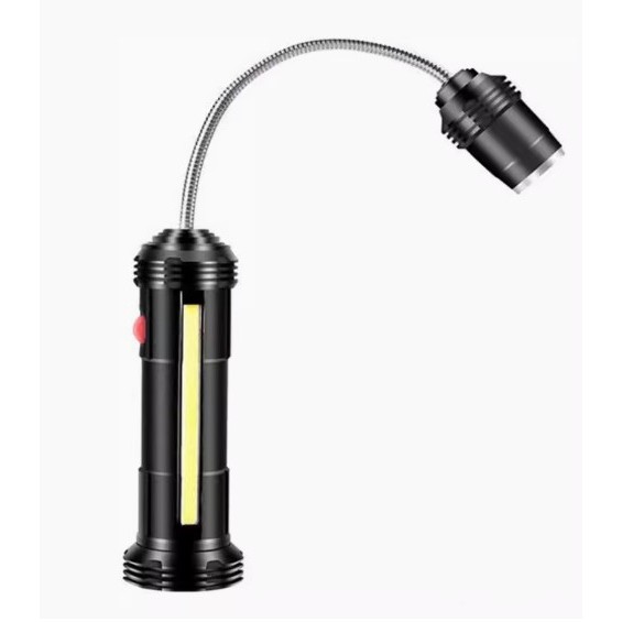 磁吸式LED軟管燈 蛇管燈 兩用型 COB 伸縮變焦 彎管燈 磁力 蛇燈 維修燈 手電筒 工作燈