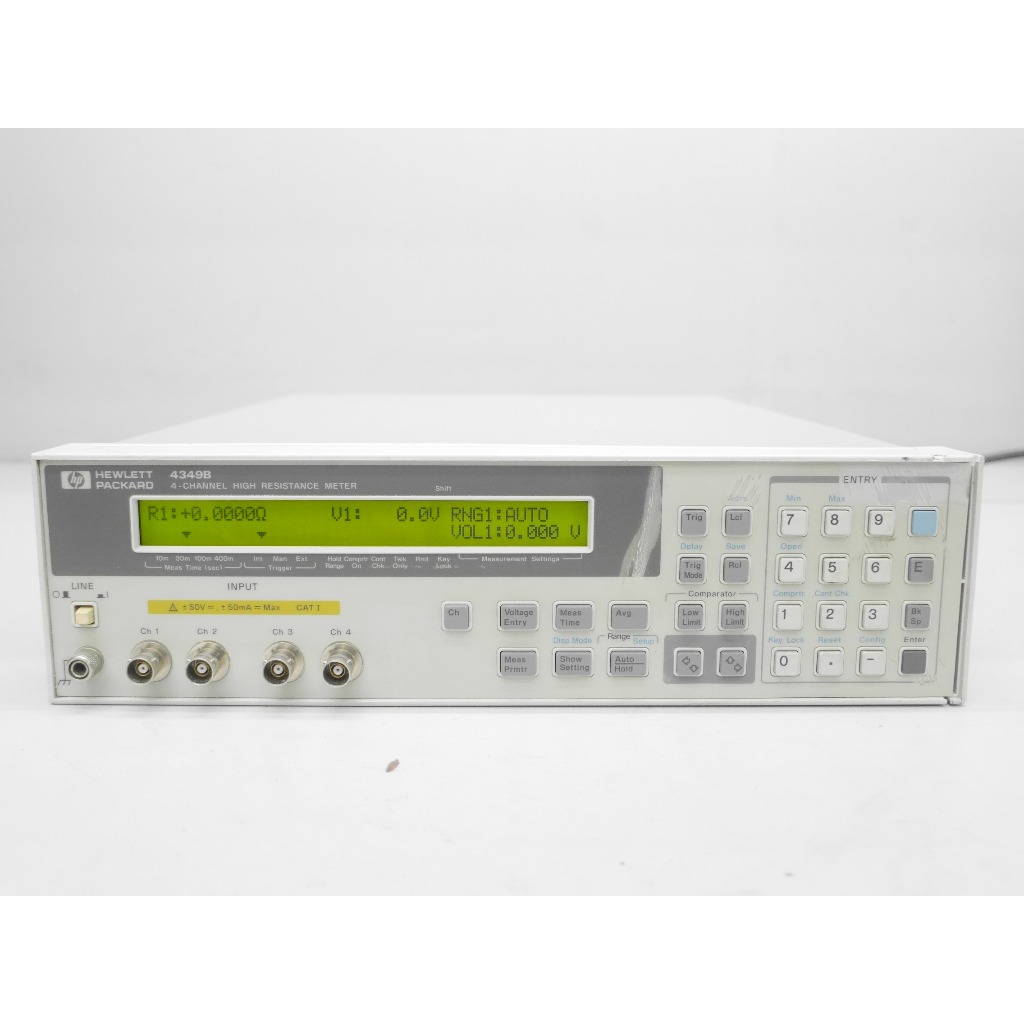 (HLFA-TMA) HP 4349B 4 Channel 高阻計 High Resistance Meter (傷)