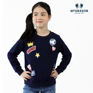 MCGREGOR 瑪格麗格 厚棉圓領T恤-女童款(216757-塗鴉相片印圖案)