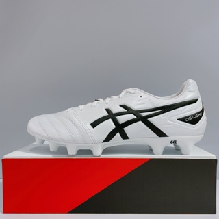 ASICS DS LIGHT CLUB (2E) 男生 白色 寬楦 戶外 塑膠釘 運動 足球鞋 1103A097-101