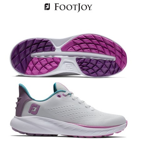 FootJoy W Flex XP 女鞋(無釘) #95720 ,灰/白/綠 無釘鞋