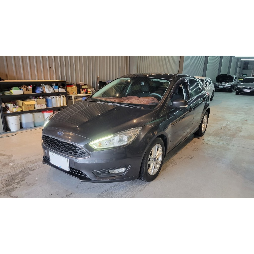 2016 FORD FOCUS 1.5T 180匹馬力 非常難得全原廠保養 灰色跑25.8萬公里 掀背車 中古車