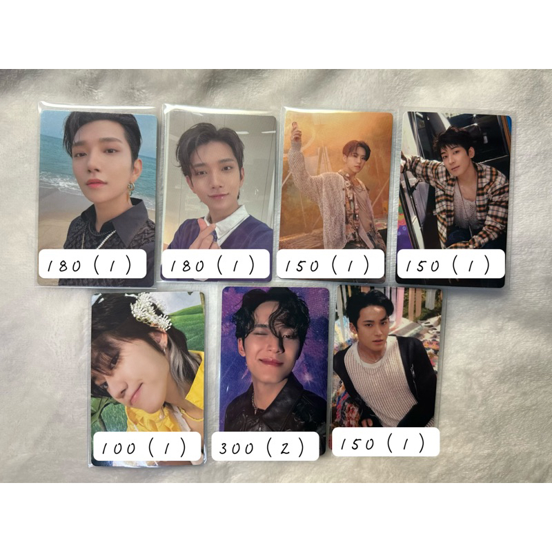 seventeen小卡/Joshua/Hoshi/圓佑/The8/珉奎/FML/Heaven
